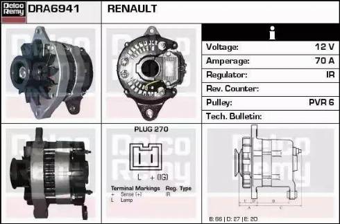 Remy DRA6941 - Ģenerators ps1.lv