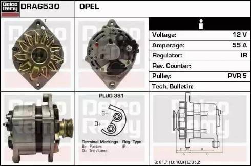 Remy DRA6530 - Ģenerators ps1.lv