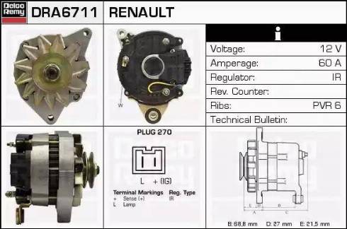 Remy DRA6711 - Ģenerators ps1.lv