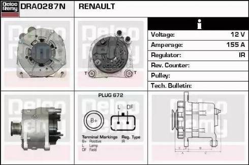 Remy DRA0287N - Ģenerators ps1.lv