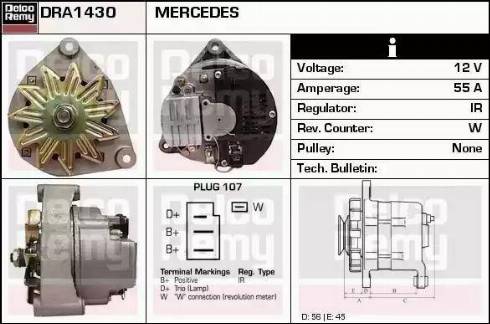 Remy DRA1430 - Ģenerators ps1.lv