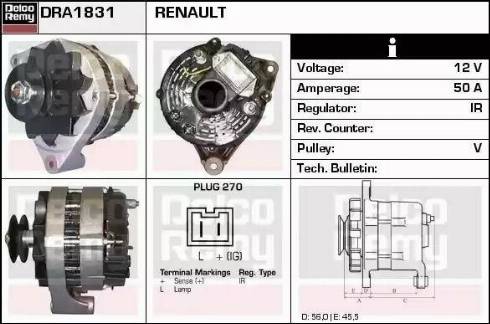 Remy DRA1831 - Ģenerators ps1.lv