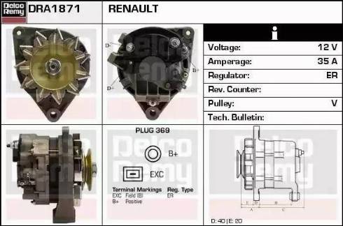 Remy DRA1871 - Ģenerators ps1.lv