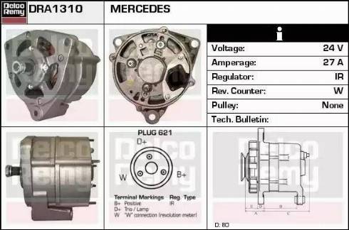 Remy DRA1310 - Ģenerators ps1.lv