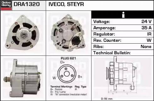 Remy DRA1320 - Ģenerators ps1.lv