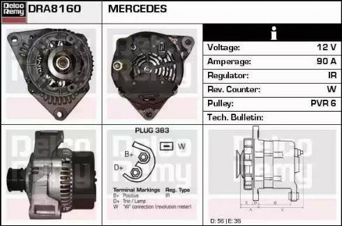 Remy DRA8160 - Ģenerators ps1.lv