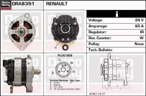 Remy DRA8351 - Ģenerators ps1.lv
