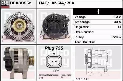 Remy DRA3906N - Ģenerators ps1.lv