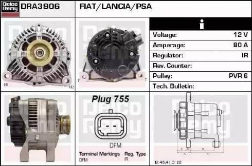 Remy DRA3906 - Ģenerators ps1.lv