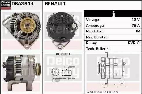 Remy DRA3914 - Ģenerators ps1.lv