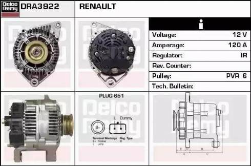 Remy DRA3922 - Ģenerators ps1.lv