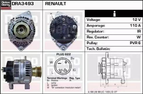 Remy DRA3493 - Ģenerators ps1.lv