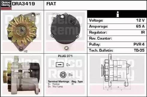 Remy DRA3419 - Ģenerators ps1.lv