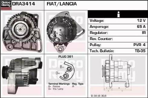 Remy DRA3414 - Ģenerators ps1.lv