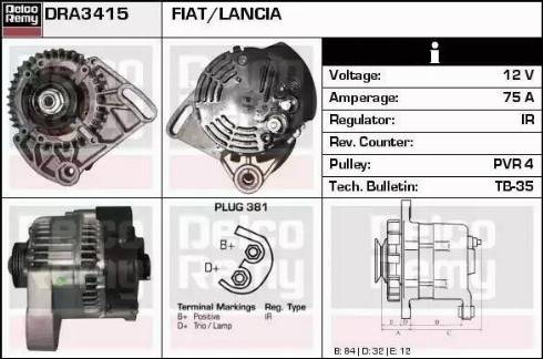 Remy DRA3415 - Ģenerators ps1.lv