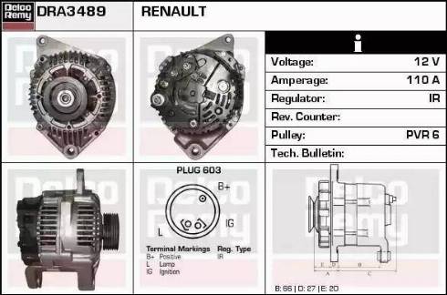 Remy DRA3489 - Ģenerators ps1.lv