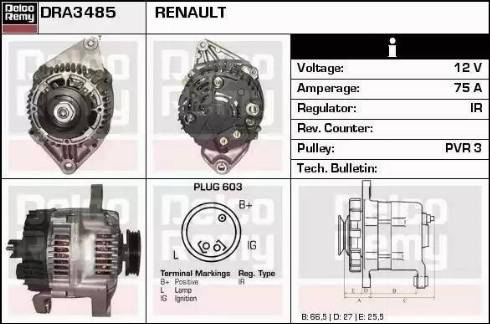 Remy DRA3485 - Ģenerators ps1.lv