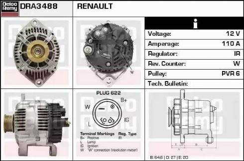 Remy DRA3488 - Ģenerators ps1.lv