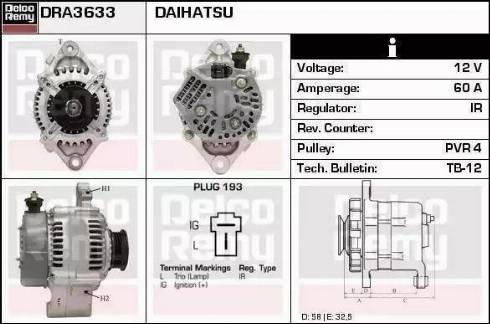 Remy DRA4311 - Ģenerators ps1.lv