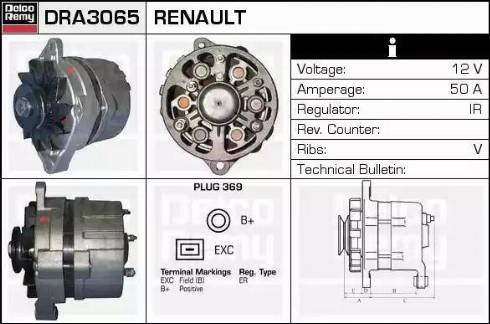 Remy DRA3065 - Ģenerators ps1.lv