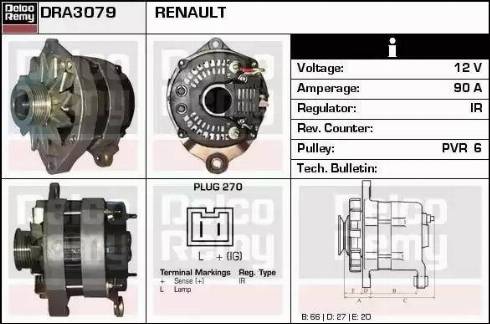 Remy DRA3079 - Ģenerators ps1.lv