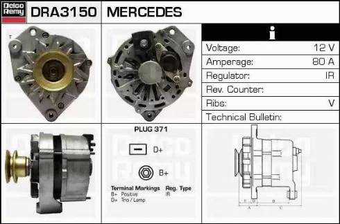 Remy DRA3150 - Ģenerators ps1.lv