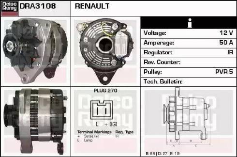 Remy DRA3108 - Ģenerators ps1.lv