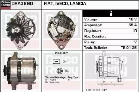 Remy DRA3890 - Ģenerators ps1.lv