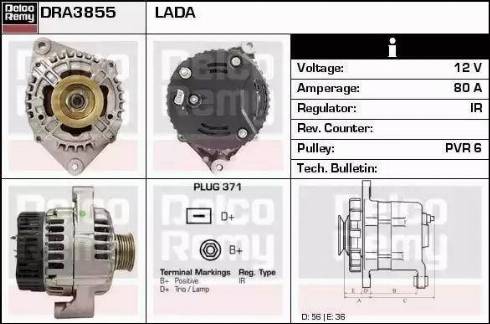 Remy DRA3855 - Ģenerators ps1.lv