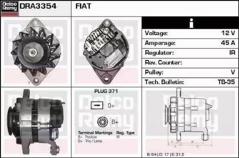 Remy DRA3354 - Ģenerators ps1.lv