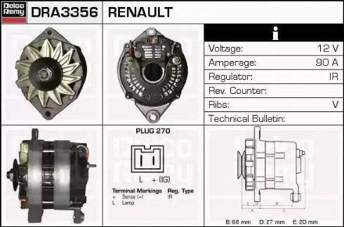 Remy DRA3356 - Ģenerators ps1.lv