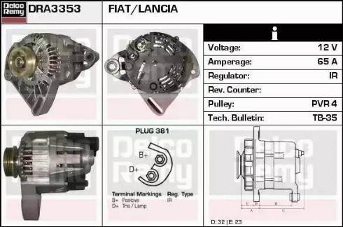 Remy DRA3353 - Ģenerators ps1.lv