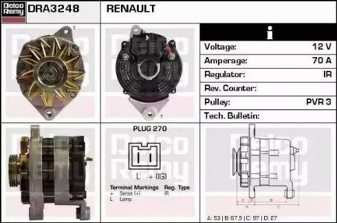 Remy DRA3248 - Ģenerators ps1.lv