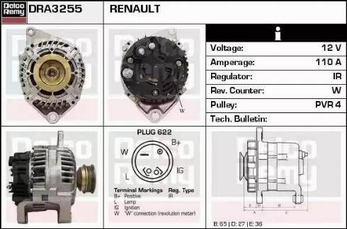 Remy DRA3255 - Ģenerators ps1.lv