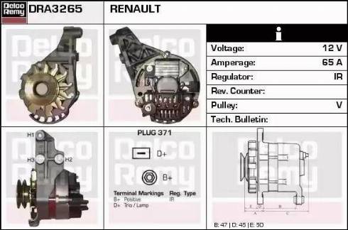 Remy DRA3265 - Ģenerators ps1.lv