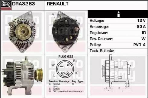 Remy DRA3263 - Ģenerators ps1.lv