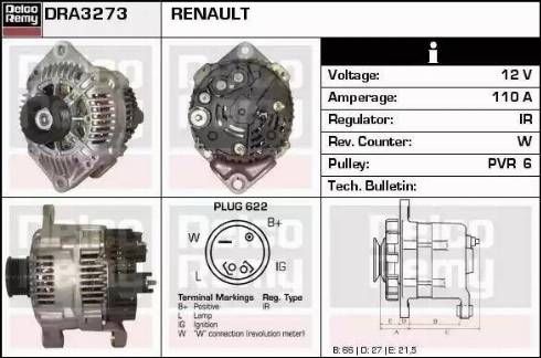 Remy DRA3273 - Ģenerators ps1.lv