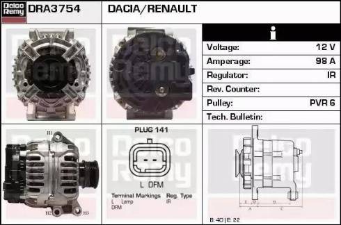 Remy DRA3754 - Ģenerators ps1.lv