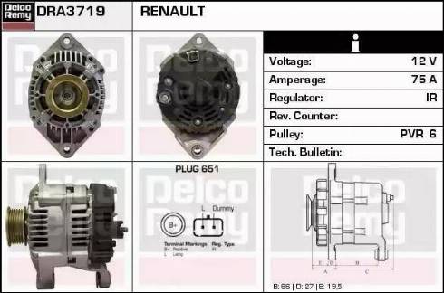 Remy DRA3719 - Ģenerators ps1.lv