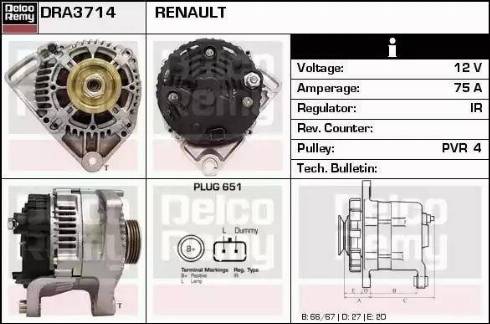 Remy DRA3714 - Ģenerators ps1.lv