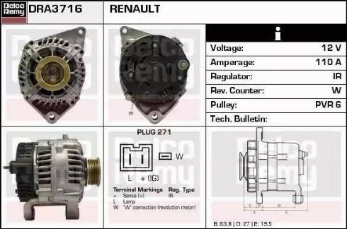 Remy DRA3716 - Ģenerators ps1.lv