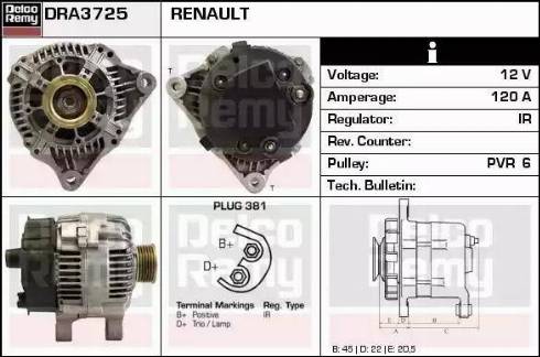 Remy DRA3725 - Ģenerators ps1.lv