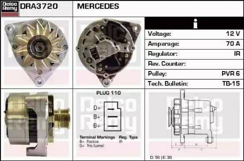 Remy DRA3720 - Ģenerators ps1.lv