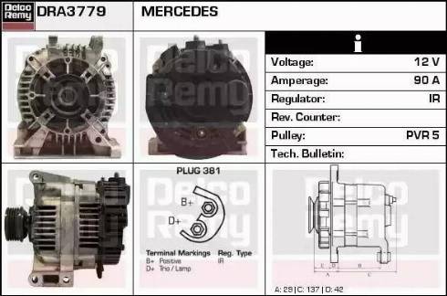 Remy DRA3779 - Ģenerators ps1.lv