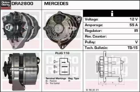 Remy DRA2800 - Ģenerators ps1.lv