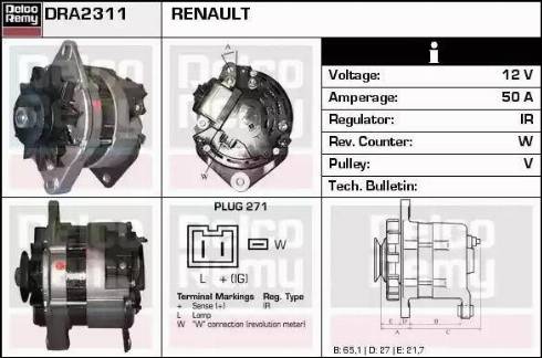 Remy DRA2311 - Ģenerators ps1.lv