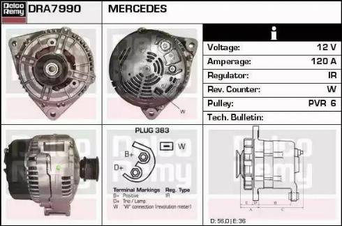 Remy DRA7990 - Ģenerators ps1.lv