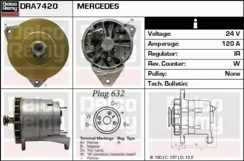 Remy DRA7420 - Ģenerators ps1.lv