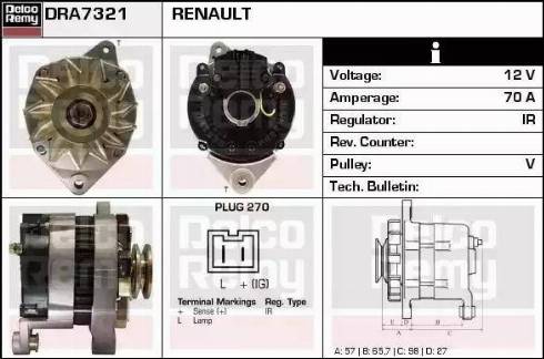 Remy DRA7321 - Ģenerators ps1.lv