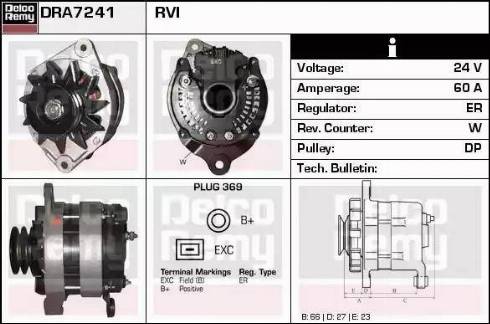Remy DRA7241 - Ģenerators ps1.lv